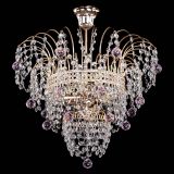 Люстра Агата Венеция №2 - 3 лампы розовая в Подольске