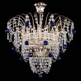 Люстра Агата Венеция №2 - 3 лампы синяя в Подольске Люстра Агата Венеция №2 - 3 лампы синяя в Подольске