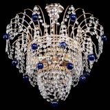 Люстра Агата Венеция №2 - 3 лампы синяя в Подольске Люстра Агата Венеция №2 - 3 лампы синяя в Подольске