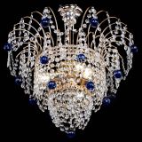 Люстра Агата Венеция №2 - 3 лампы синяя в Подольске Люстра Агата Венеция №2 - 3 лампы синяя в Подольске