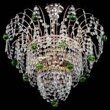 Люстра Агата Венеция №2 - 3 лампы зеленая в Подольске