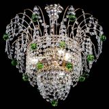 Люстра Агата Венеция №2 - 3 лампы зеленая в Подольске