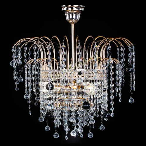 Люстра Агата Венеция №3 черная в Подольске Гусь Хрустальный