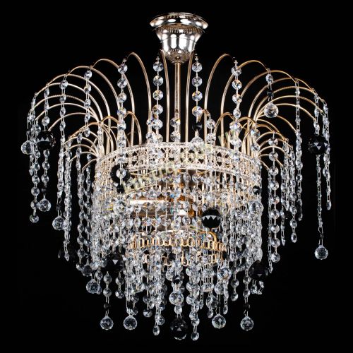 Люстра Агата Венеция №3 черная в Подольске Гусь Хрустальный