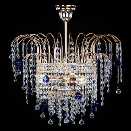 Люстра Агата Венеция №3 синяя в Подольске Гусь Хрустальный