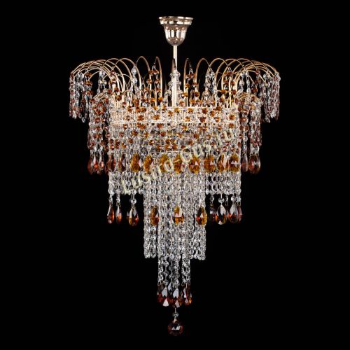 Люстра Агата Венеция №4 длинная Чайная в Подольске Гусь Хрустальный