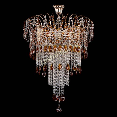 Люстра Агата Венеция №4 длинная Чайная в Подольске Гусь Хрустальный