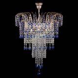 Люстра Агата Венеция №4 длинная Синяя в Подольске