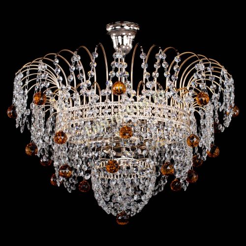 Люстра Агата Венеция №4 шар чайная в Подольске Гусь Хрустальный