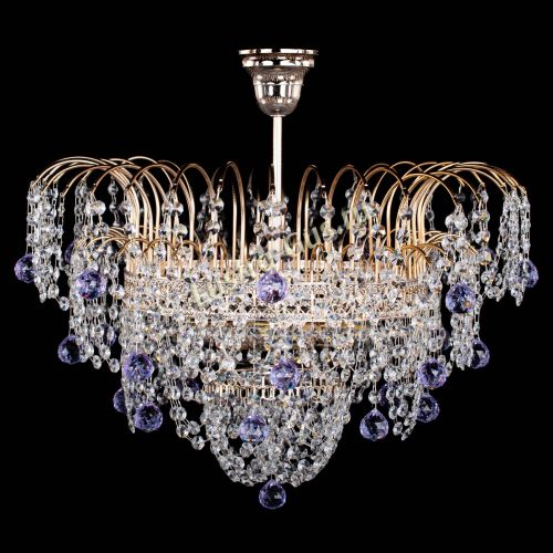 Люстра Агата Венеция №4 шар фиолетовая в Подольске Люстра Агата Венеция №4 шар фиолетовая в Подольске