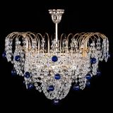 Люстра Агата Венеция №4 шар синяя в Подольске Люстра Агата Венеция №4 шар синяя в Подольске