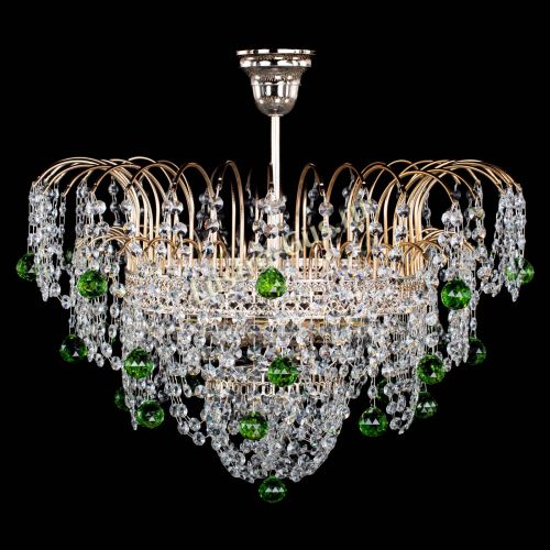 Люстра Агата Венеция №4 шар зеленая в Подольске Люстра Агата Венеция №4 шар зеленая в Подольске