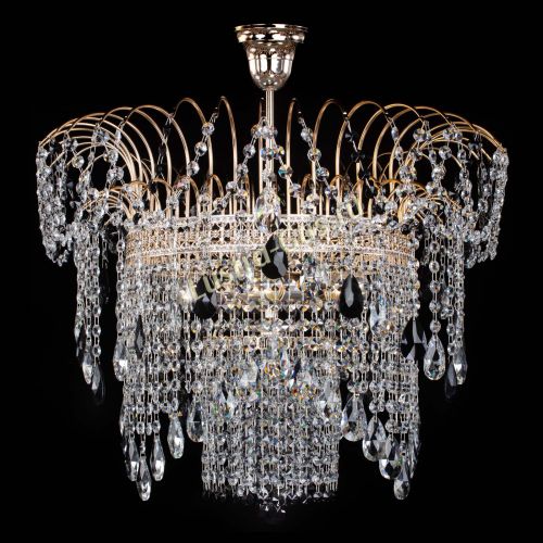 Люстра Агата Венеция №4 черная в Подольске Гусь Хрустальный