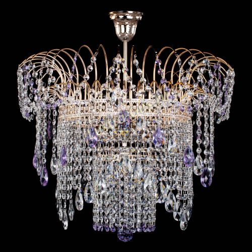 Люстра Агата Венеция №4 фиолетовая в Подольске Люстра Агата Венеция №4 фиолетовая в Подольске
