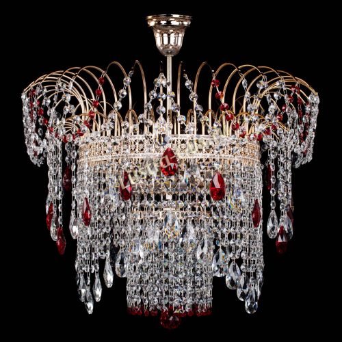 Люстра Агата Венеция №4 красная в Подольске Люстра Агата Венеция №4 красная в Подольске