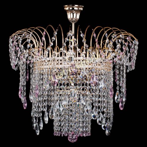 Люстра Агата Венеция №4 розовая в Подольске Люстра Агата Венеция №4 розовая в Подольске