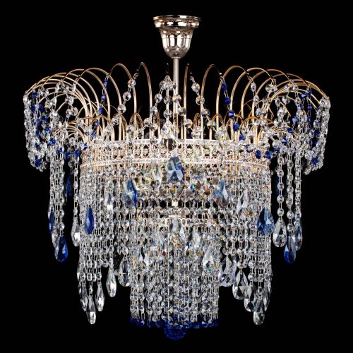 Люстра Агата Венеция №4 синяя в Подольске Люстра Агата Венеция №4 синяя в Подольске