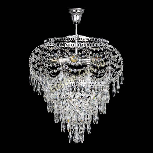 Люстра Альфа №5 с подвесом в Подольске Гусь Хрустальный