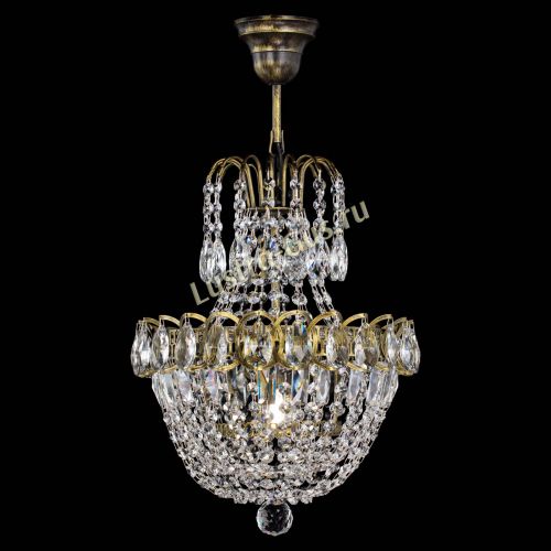 Люстра Астра №1 с подвесом под бронзу в Подольске Гусь Хрустальный