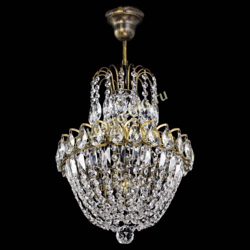 Люстра Астра №1 с подвесом под бронзу в Подольске Гусь Хрустальный