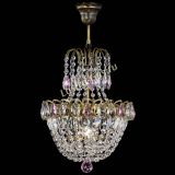 Люстра Астра №1 с подвесом под бронзу Розовая в Подольске