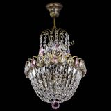 Люстра Астра №1 с подвесом под бронзу Розовая в Подольске