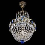 Люстра Астра №1 с подвесом под бронзу Синяя в Подольске Люстра Астра №1 с подвесом под бронзу Синяя в Подольске