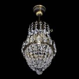 Люстра Астра №1 узкая с подвесом под бронзу в Подольске