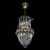 Люстра Астра №1 узкая розовая под бронзу в Подольске