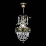 Люстра Астра №1 узкая зеленая под бронзу в Подольске