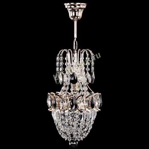 Люстра Астра №1 узкая черная в Подольске Гусь Хрустальный