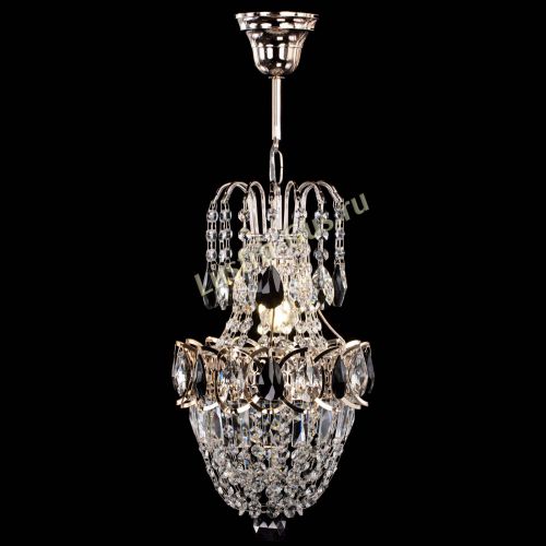 Люстра Астра №1 узкая черная в Подольске Гусь Хрустальный