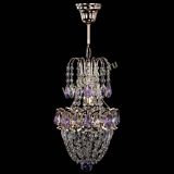 Люстра Астра №1 узкая фиолетовая в Подольске