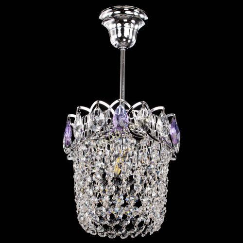 Люстра Астра ажур №1 фиолетовая в Подольске Гусь Хрустальный