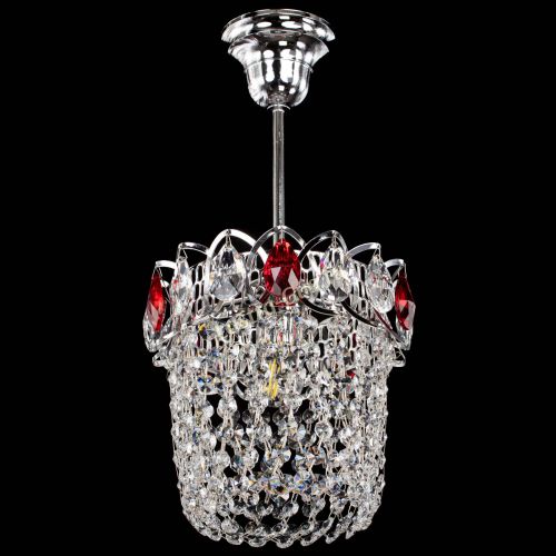 Люстра Астра ажур №1 красная в Подольске Гусь Хрустальный