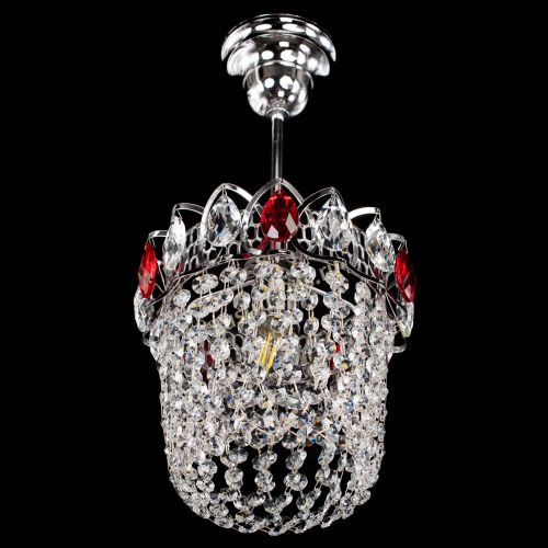 Люстра Астра ажур №1 красная в Подольске Гусь Хрустальный