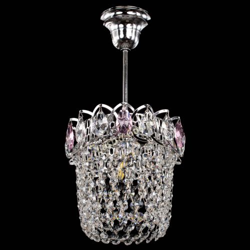 Люстра Астра ажур №1 розовая в Подольске Гусь Хрустальный