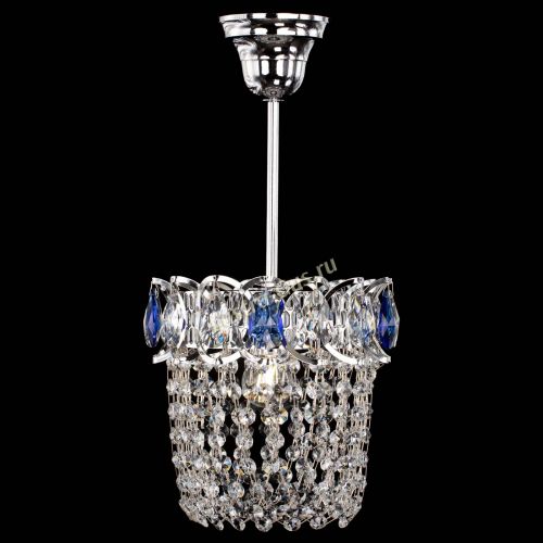 Люстра Астра ажур №1 синяя в Подольске Гусь Хрустальный