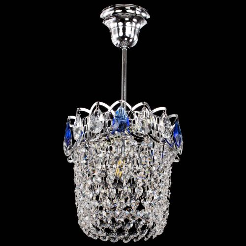 Люстра Астра ажур №1 синяя в Подольске Гусь Хрустальный