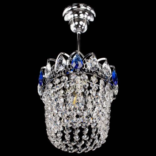 Люстра Астра ажур №1 синяя в Подольске Гусь Хрустальный