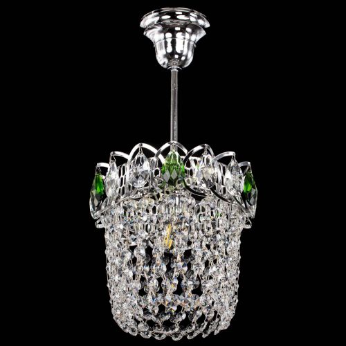 Люстра Астра ажур №1 зеленая в Подольске Гусь Хрустальный