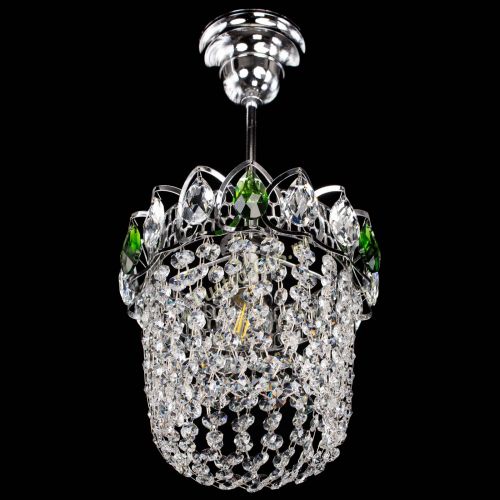 Люстра Астра ажур №1 зеленая в Подольске Гусь Хрустальный