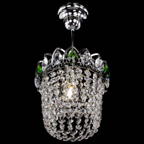 Люстра Астра ажур №1 зеленая в Подольске Гусь Хрустальный