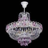 Люстра Астра Белая с подвесом розовая в Подольске