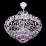 Люстра Астра Белая с подвесом розовая в Подольске