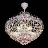 Люстра Астра Белая с подвесом розовая в Подольске
