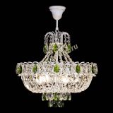 Люстра Астра Белая с подвесом зеленая в Подольске