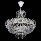 Люстра Астра Белая с подвесом зеленая в Подольске