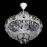 Люстра Астра Белая с подвесом зеленая в Подольске