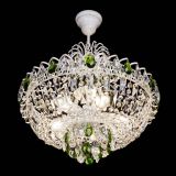 Люстра Астра Белая с подвесом зеленая в Подольске